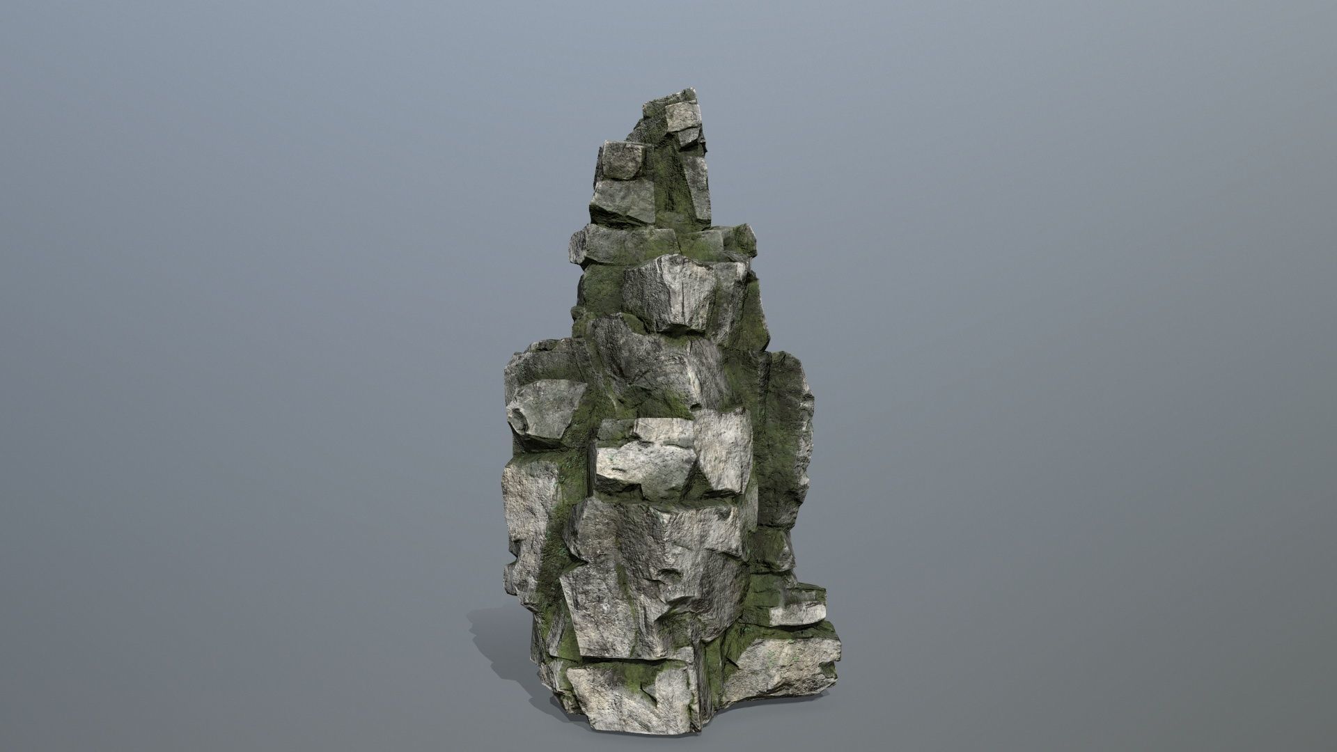 rocks Low-poly 3D model_4