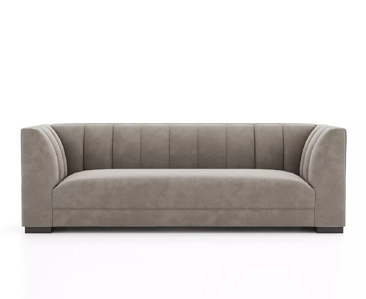 living room Sofa Low-poly 3D model_0