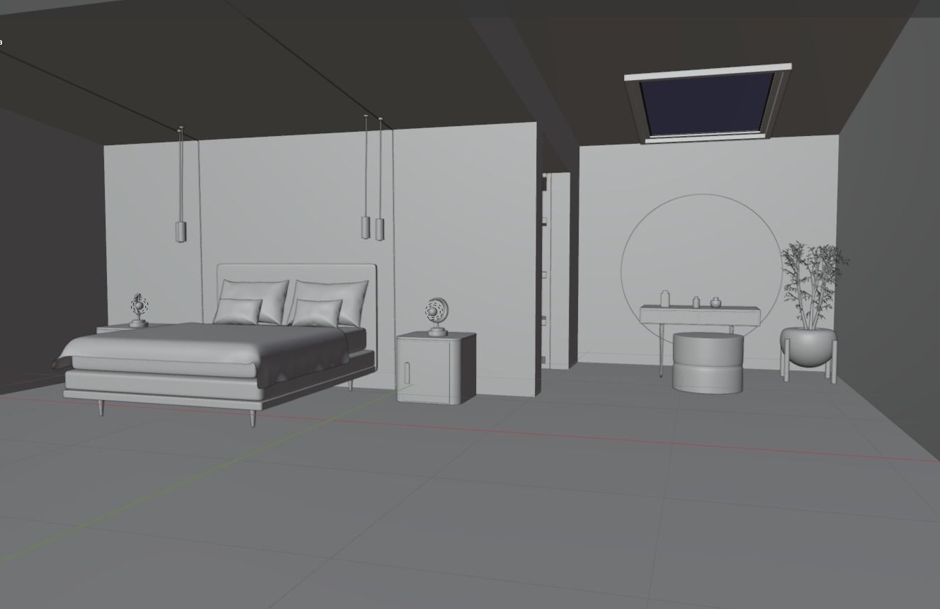 BEDROOM 3D model_7