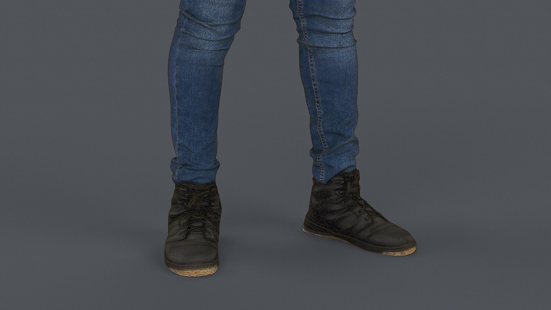 Buddy in Orange Jacket 3D model_14