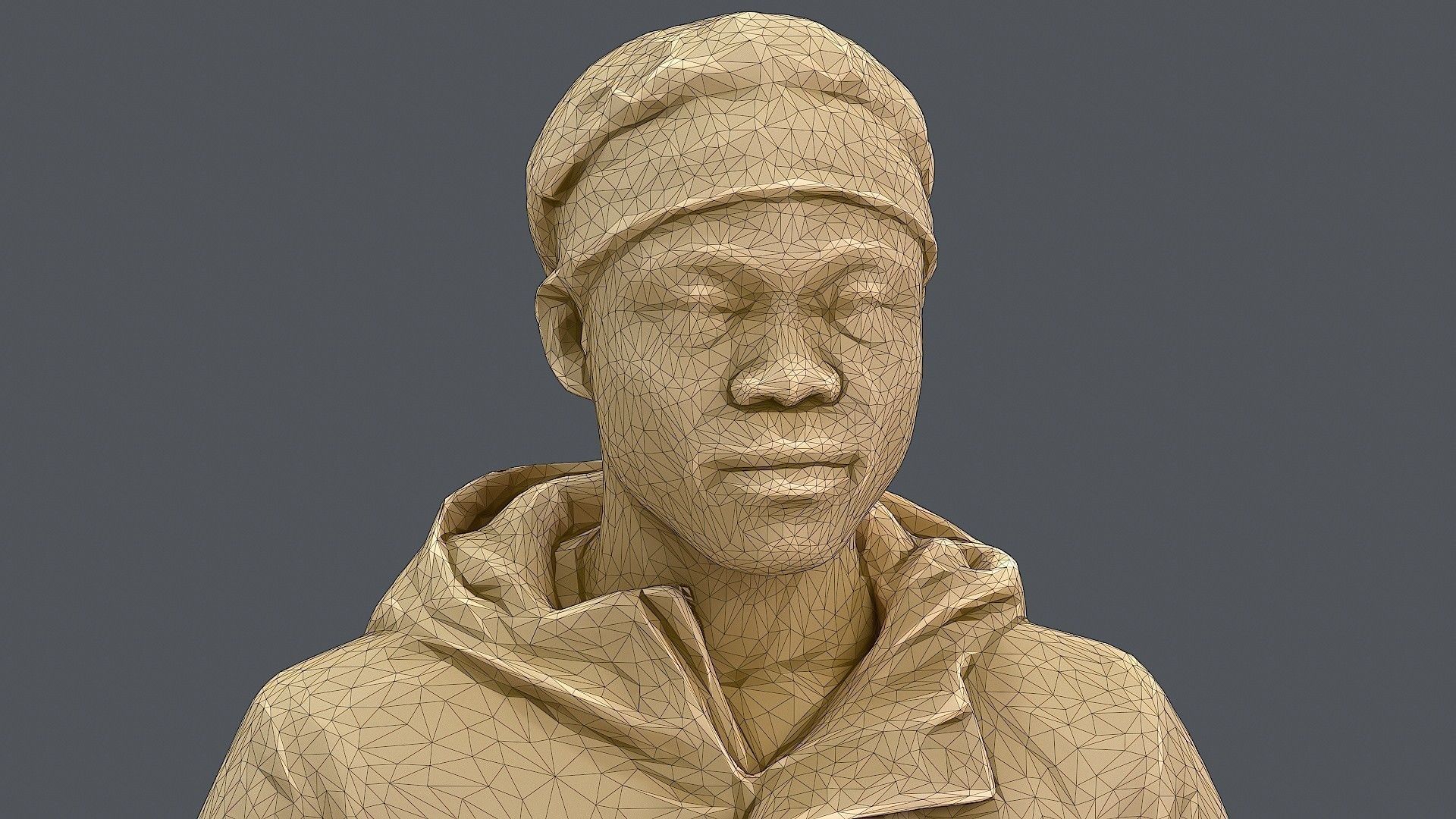 Buddy in Orange Jacket 3D model_9