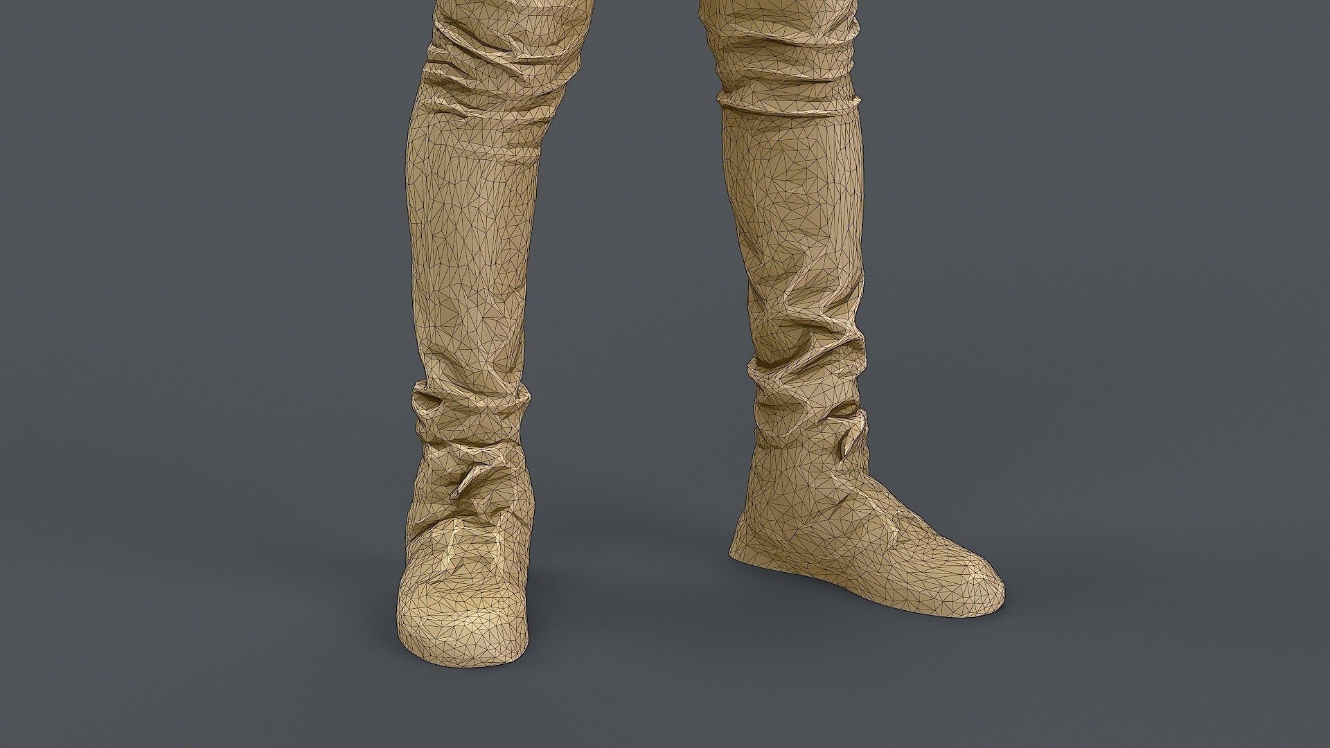 Buddy in Orange Jacket 3D model_15