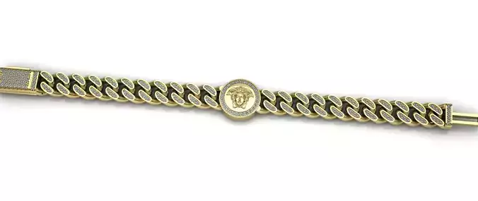 Medusa - Cuban Link Chain Bracelet