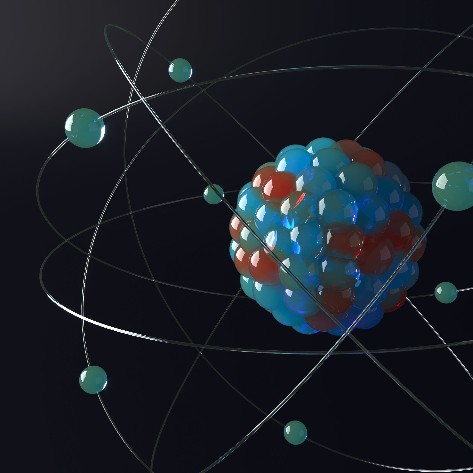 Atom 2 3D model_2