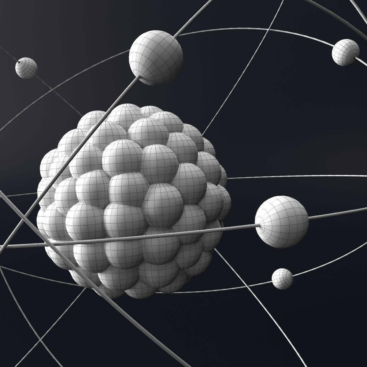 Atom 2 3D model_4