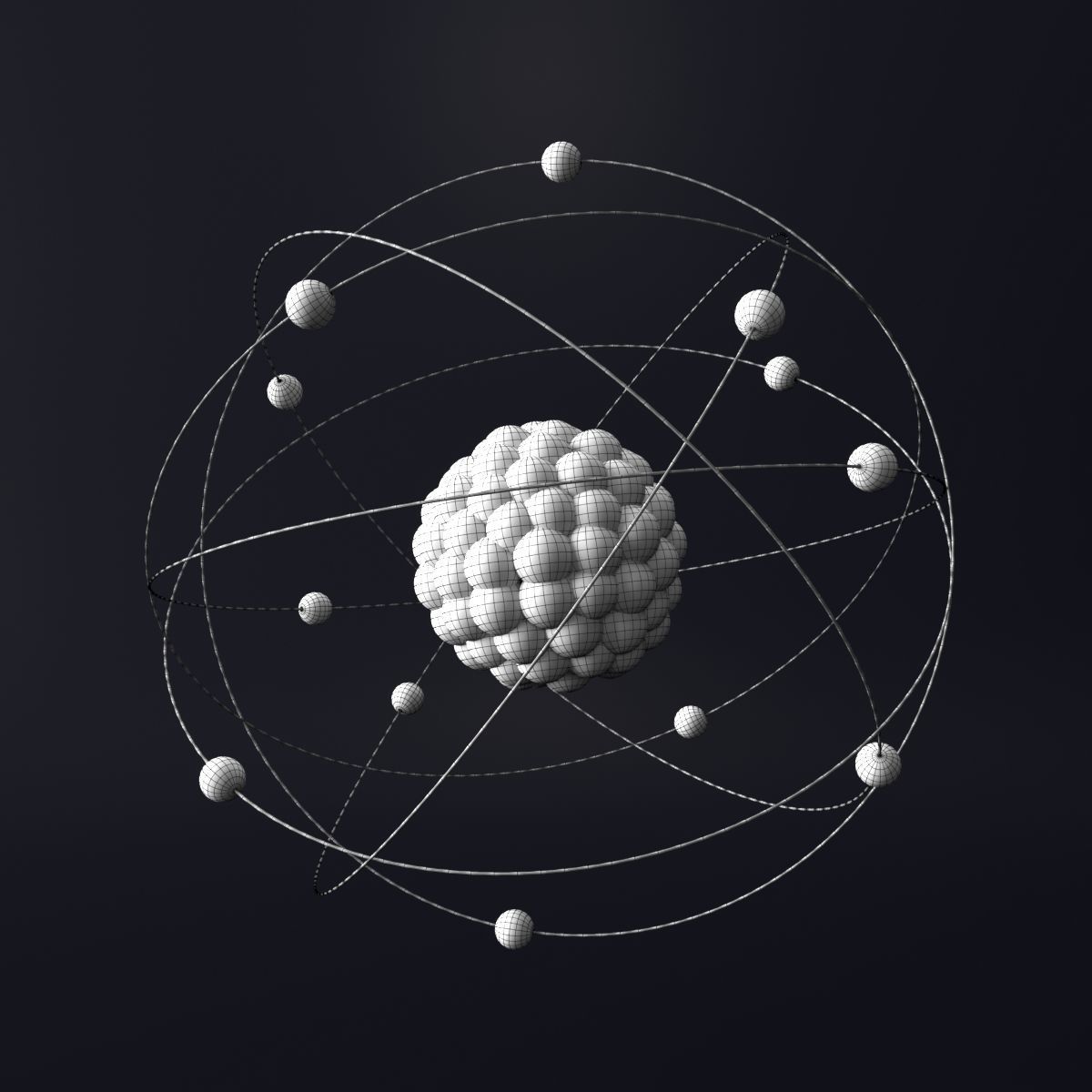 Atom 2 3D model_3