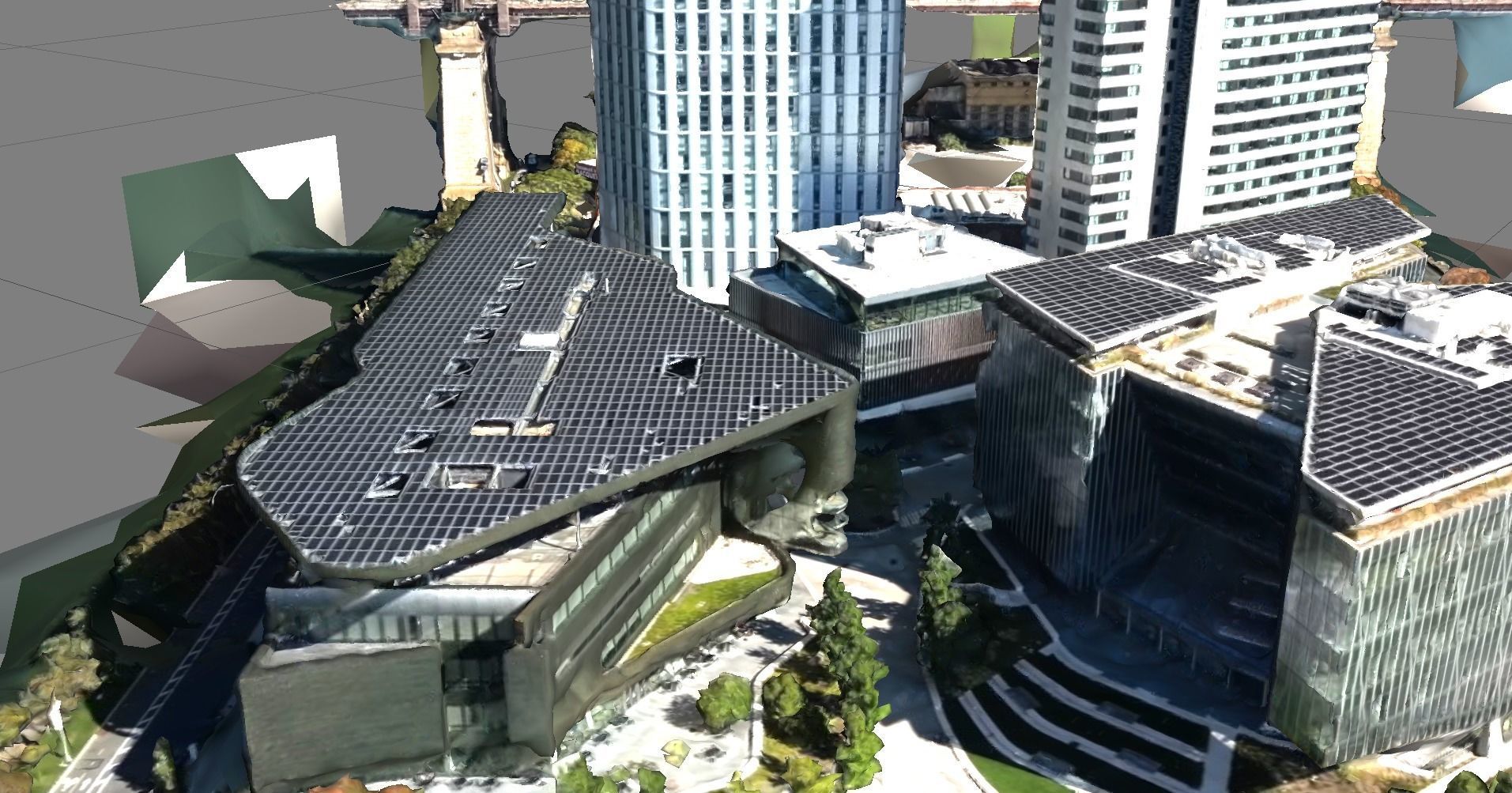 4K - Photogrammetry Partial - Roosevelt Island - New York City 3D model_6