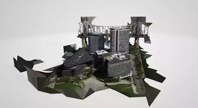 4K - Photogrammetry Partial - Roosevelt Island - New York City