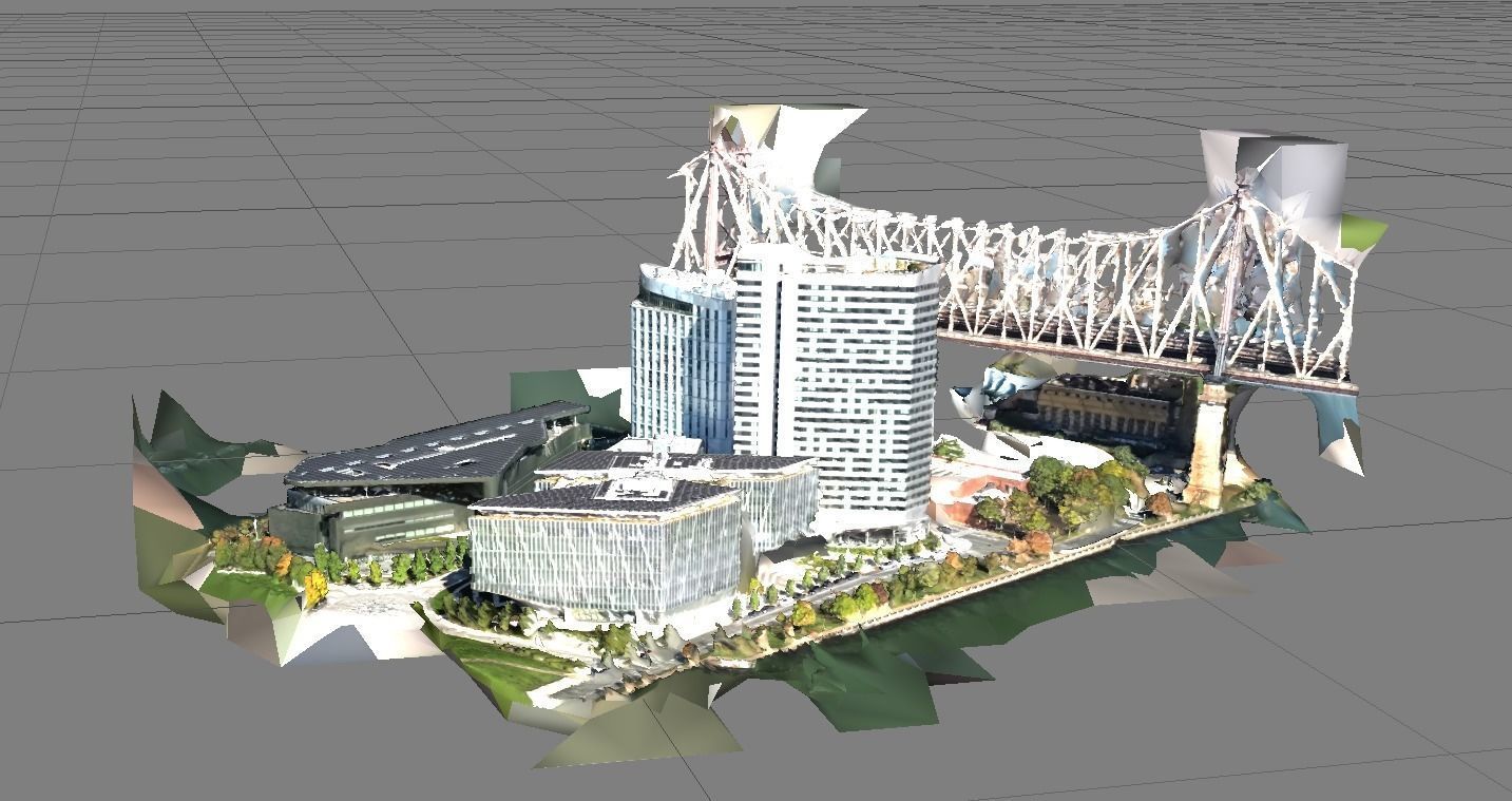 4K - Photogrammetry Partial - Roosevelt Island - New York City 3D model_4