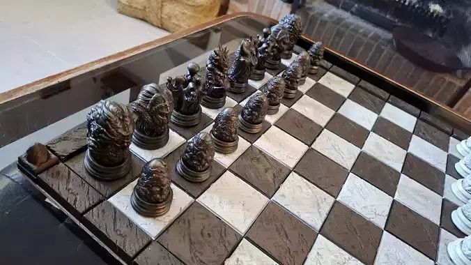 WAYSTONES WITH WAYSTONE CHESS AND BOARD