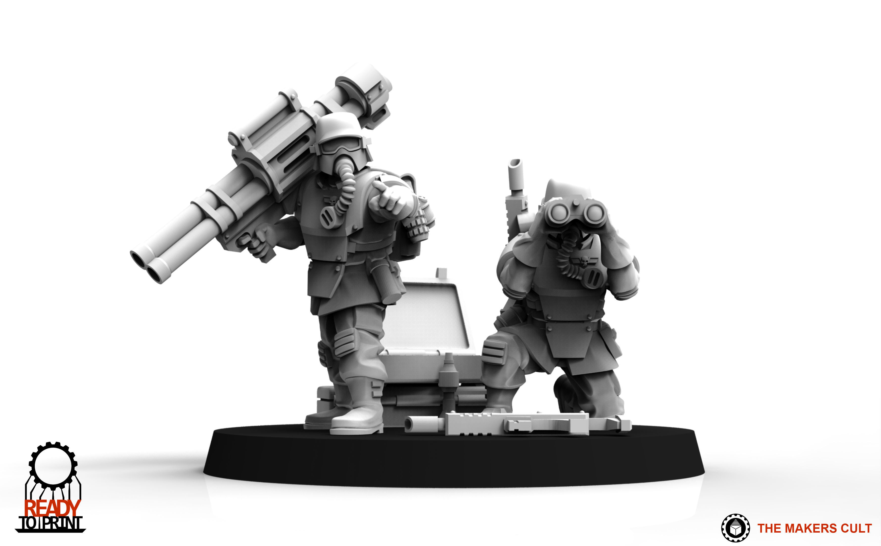 Universal Guard - Heavy Weapons Set 2 3D print model_12