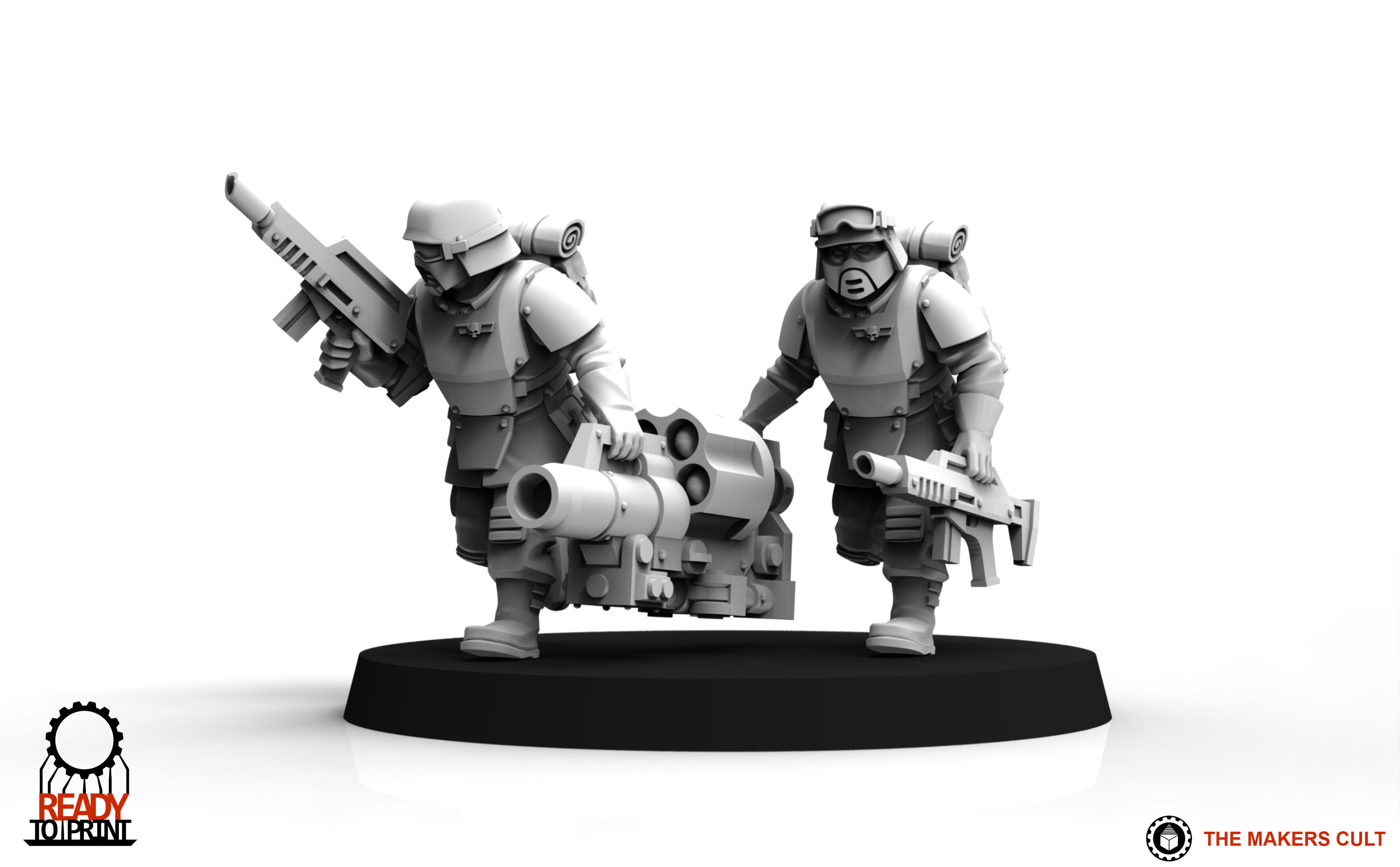 Universal Guard - Heavy Weapons Set 2 3D print model_10
