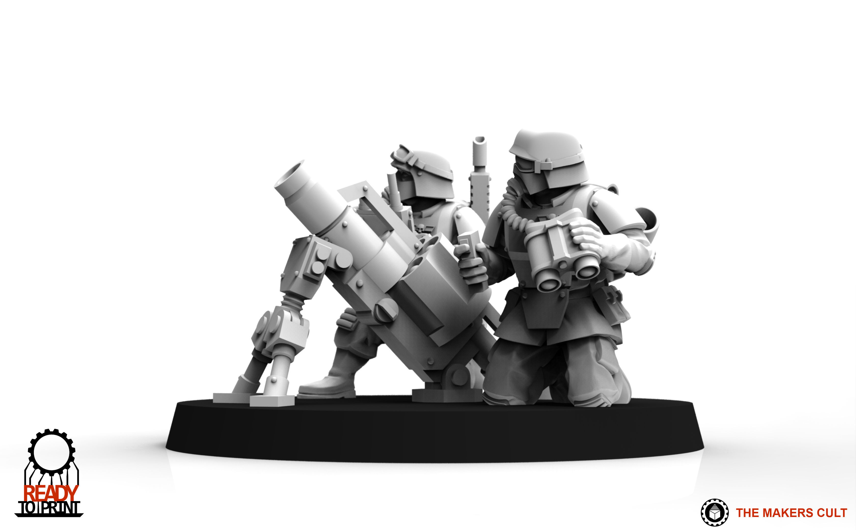 Universal Guard - Heavy Weapons Set 2 3D print model_11