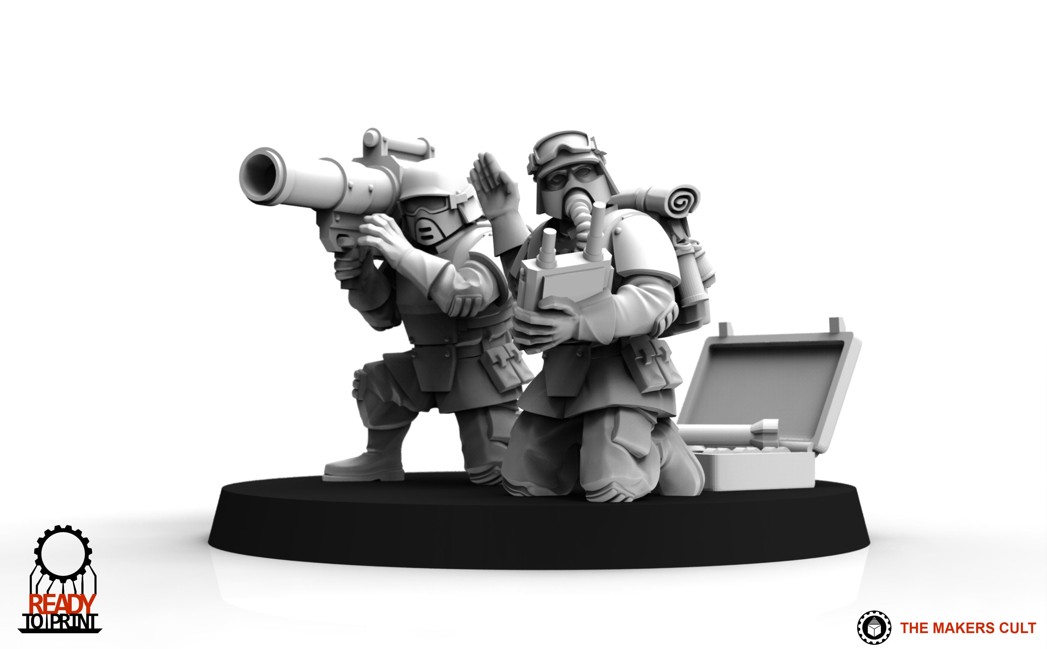 Universal Guard - Heavy Weapons Set 2 3D print model_13