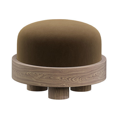 MINIMALIST OTTOMAN  3D model