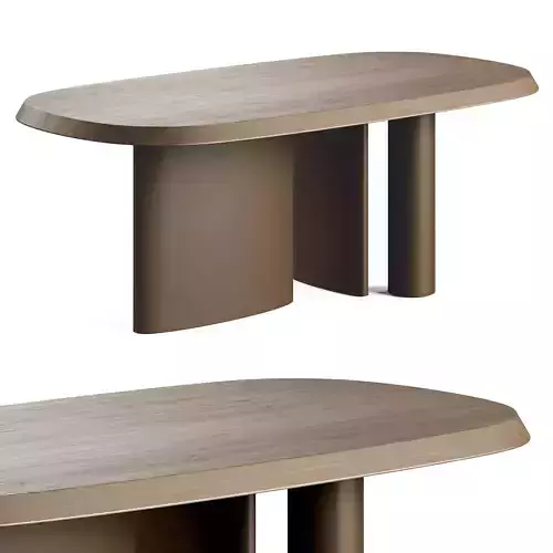 Bonaldo Padiglioni Double Material Dining Table