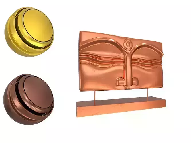 15 bronze gold silver smart material and pbr  Texture