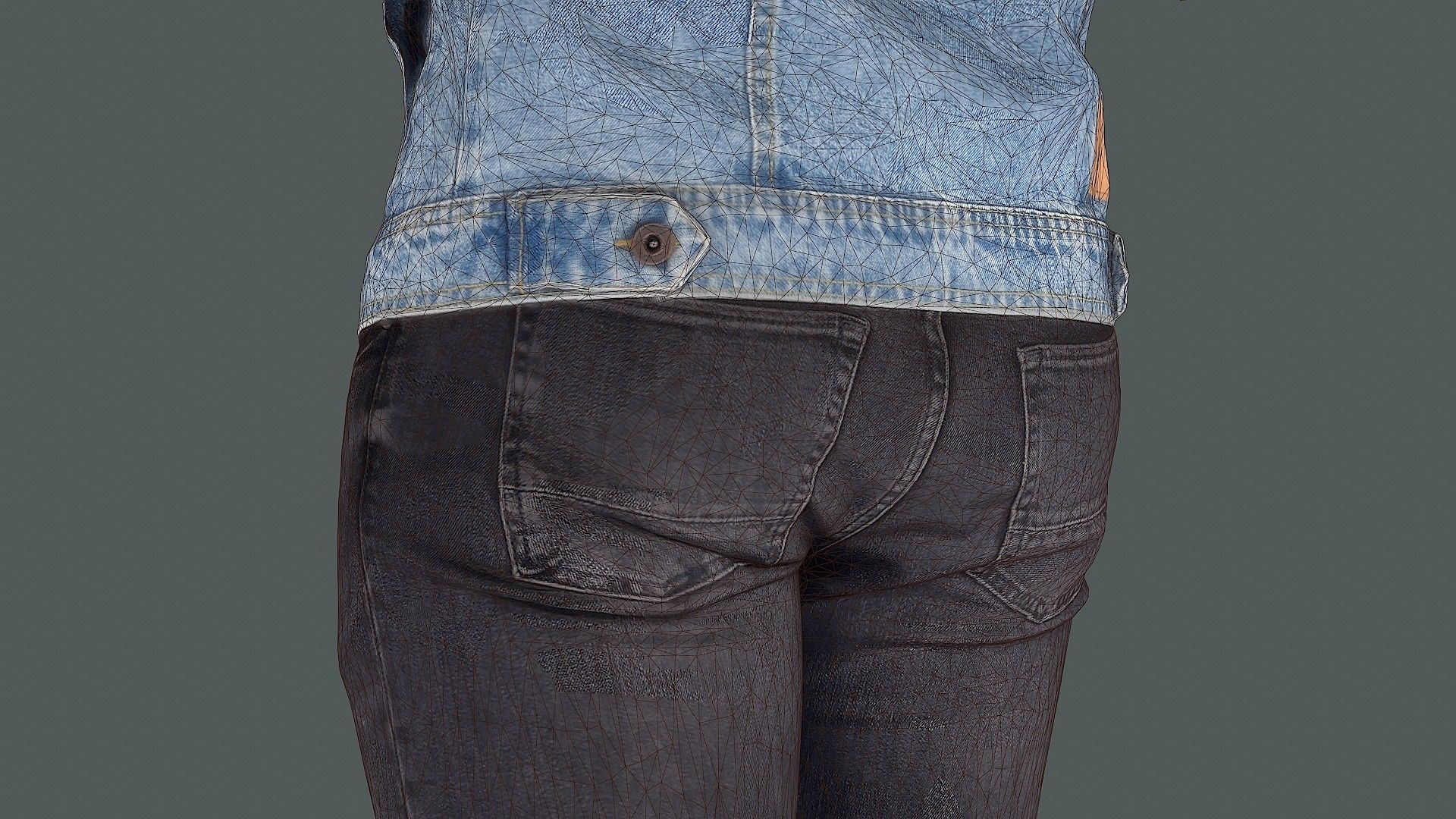 Button Up 3D model_12