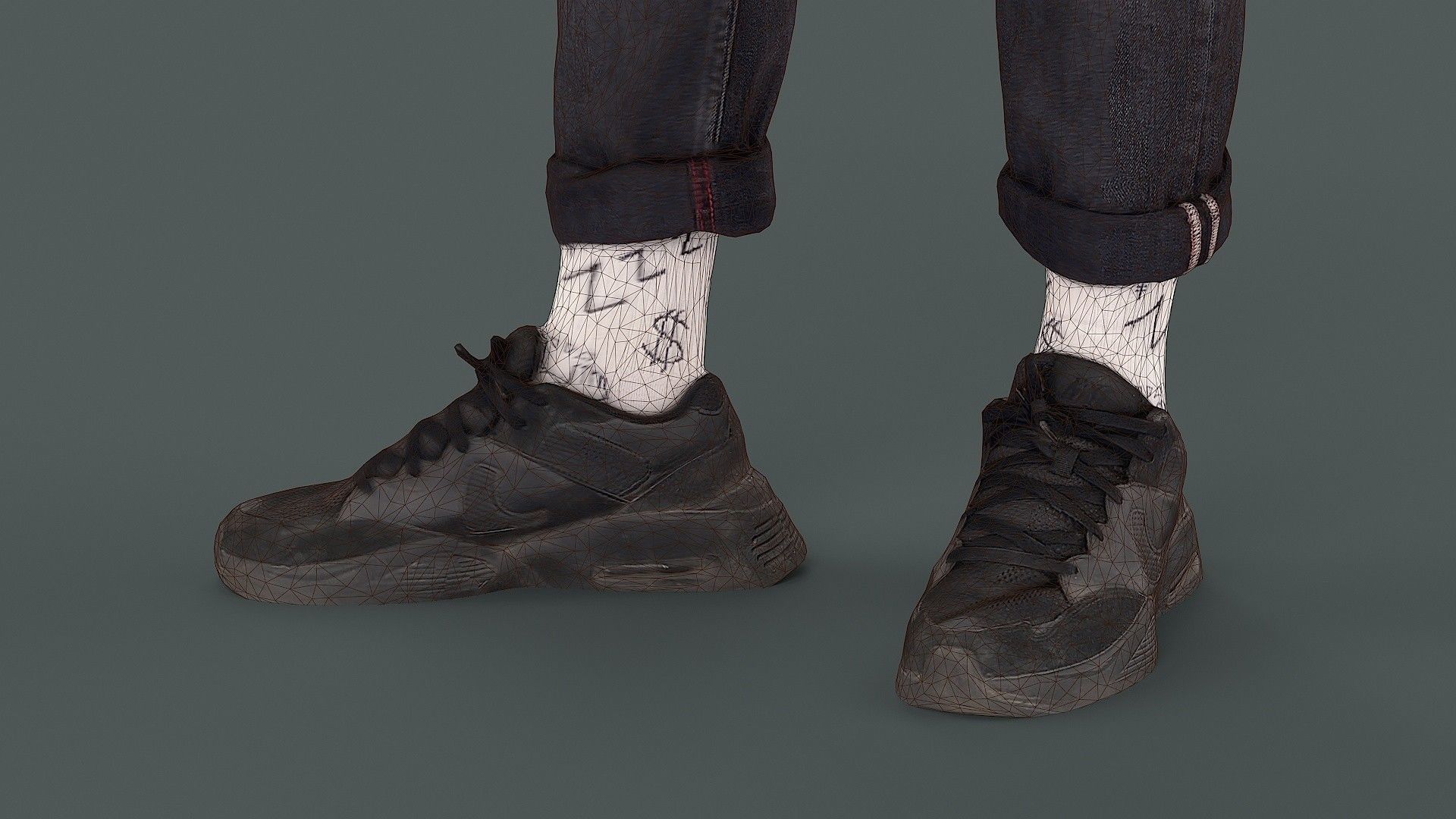 Button Up 3D model_14