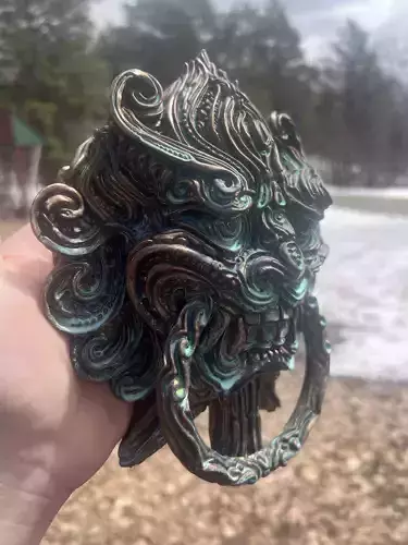 Oni door knocker 3D print model