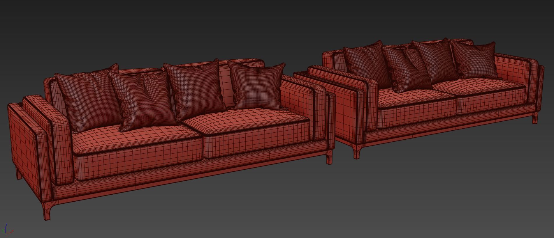 Sofa Time By CTS SALOTTI 3D model_5