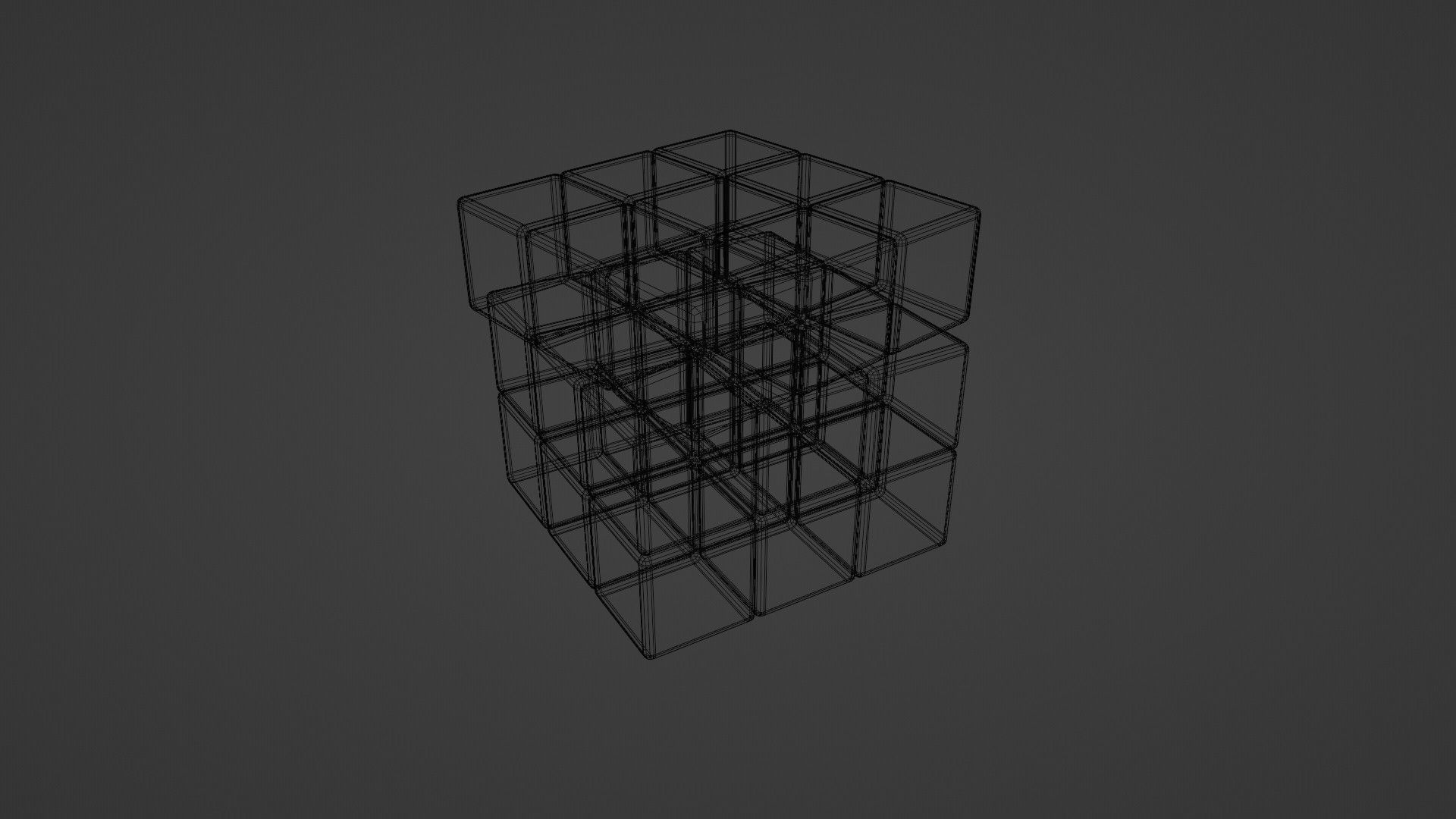 3D model Rubik Cube - Low Polygons - Camera Animated VR / AR / low-poly ...