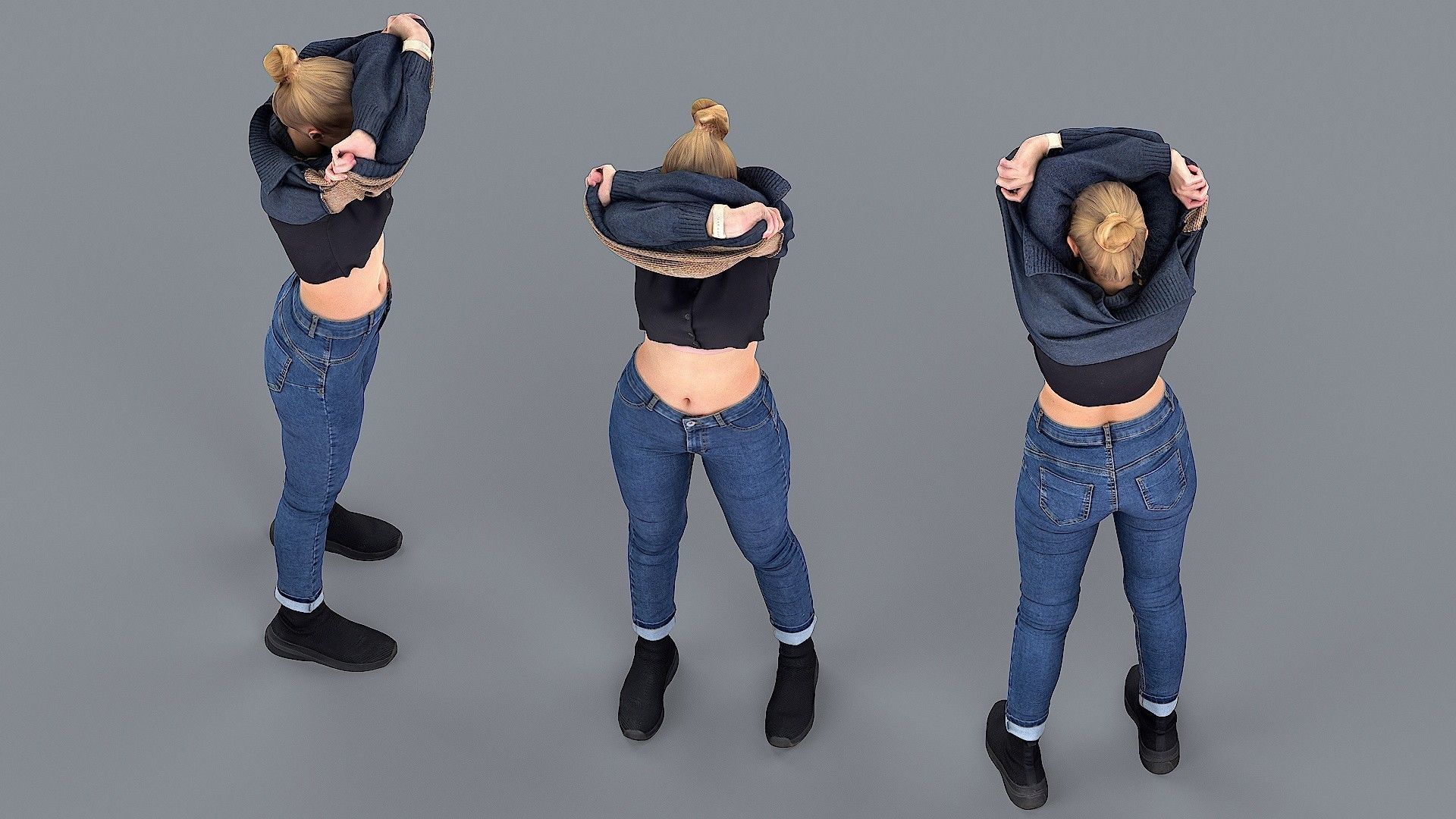 Get Naked 3D model CGTrader