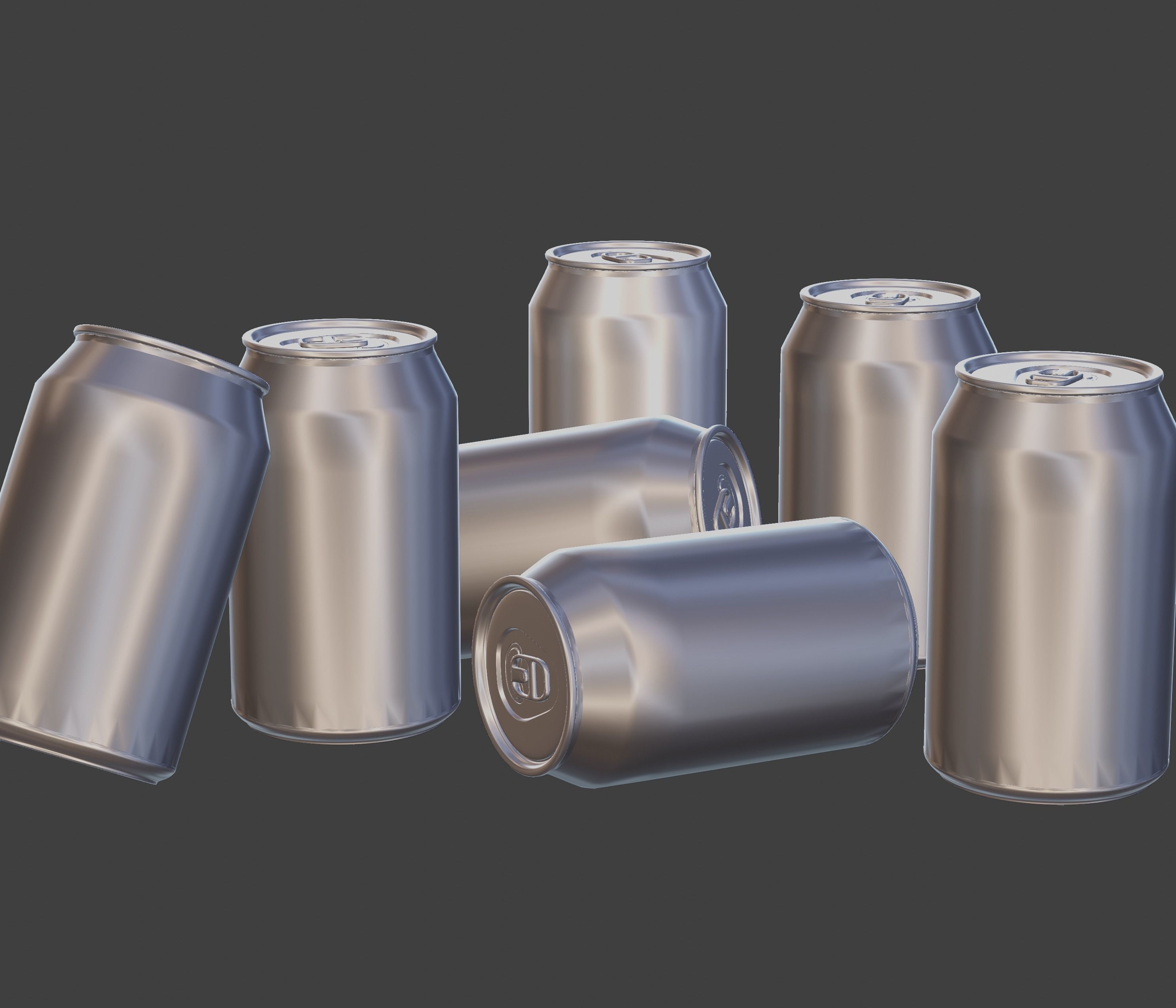 Soda cans - GameReady 3D model_4