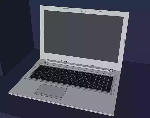 Notebook  3D model
