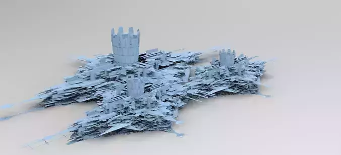 Dark Cyberpunk Slums Base 3