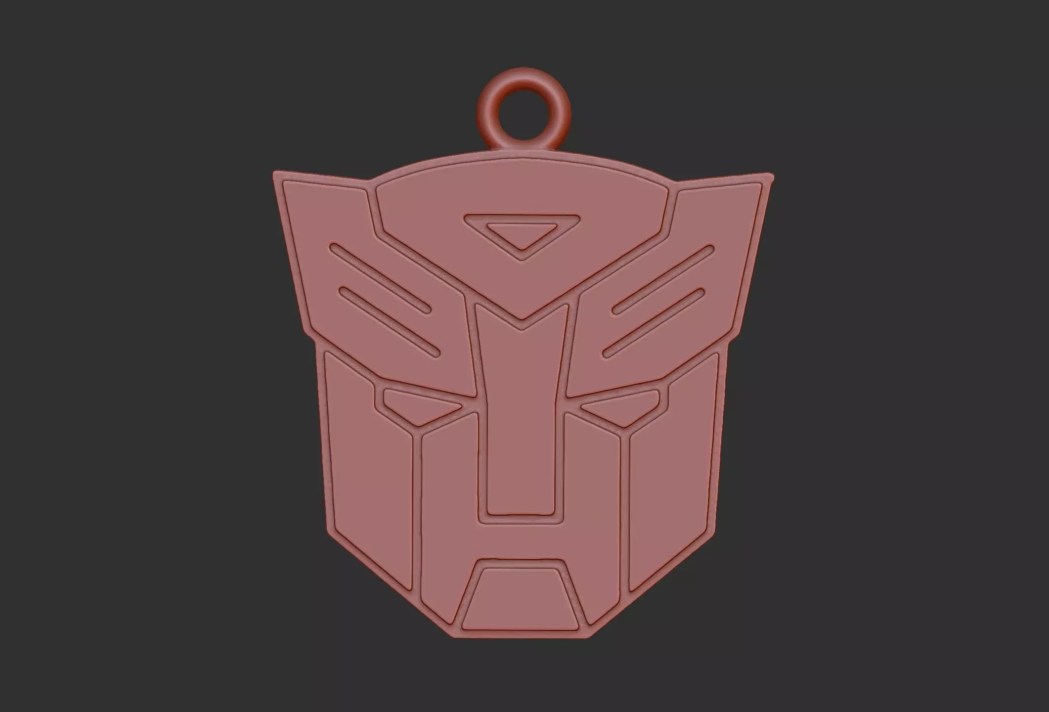 transformer pentant 3d printable model 3D print model