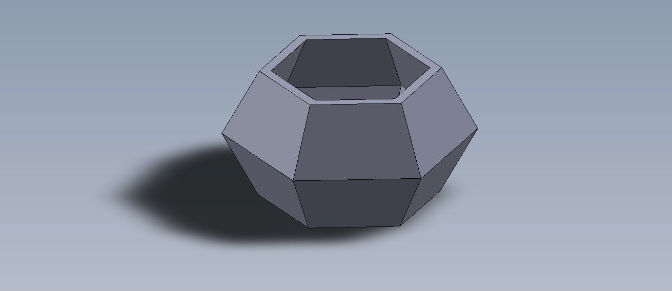 Plant pot 3D print model_1