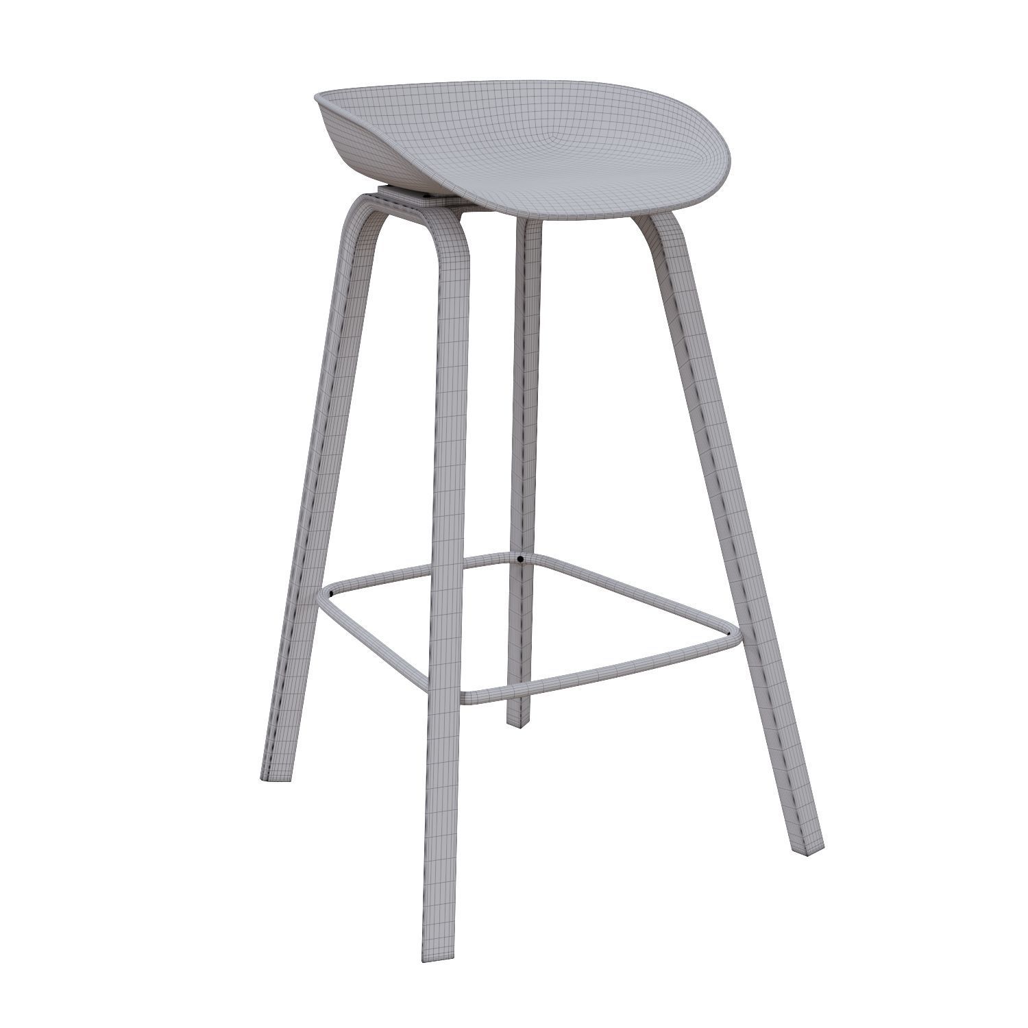 Stool HAY AAD33 3D model_2