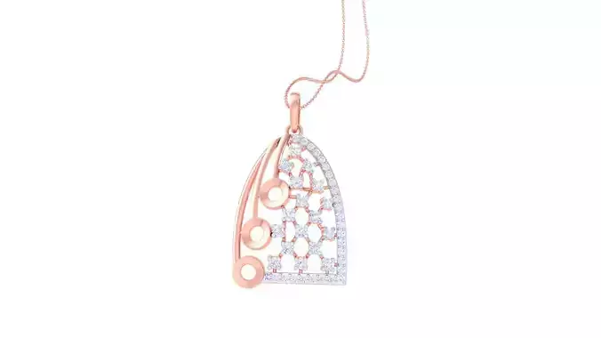 Women Pendant Earrings set 3dm stl obj gltf glb 3mf renders