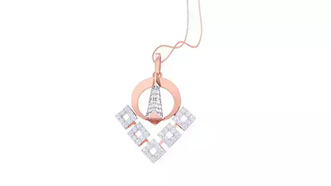 Women Pendant Earrings set 3dm stl obj gltf glb 3mf renders