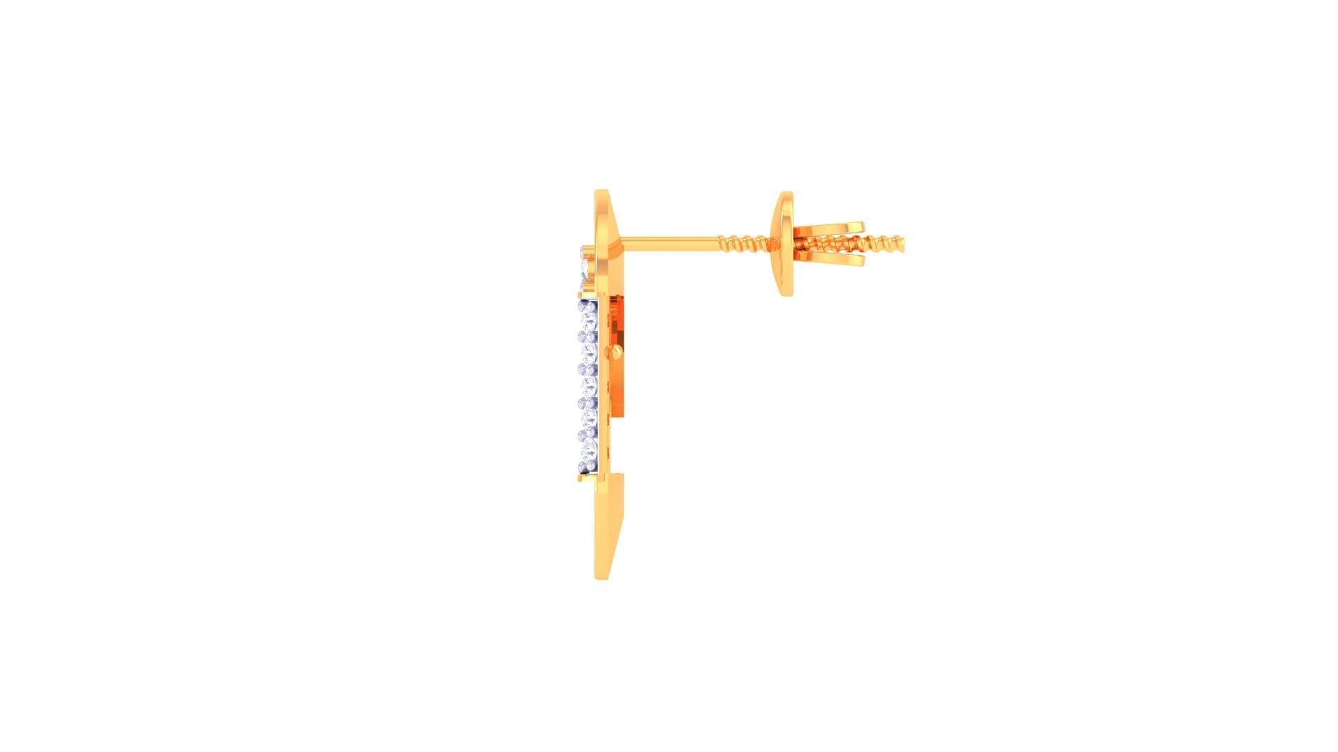 Women Pendant Earrings set 3dm stl obj gltf glb 3mf renders 3D print model_14