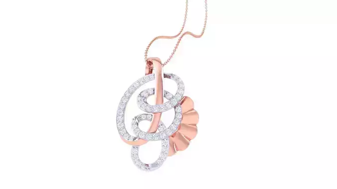 Women Pendant Earrings set 3dm stl obj gltf glb 3mf renders