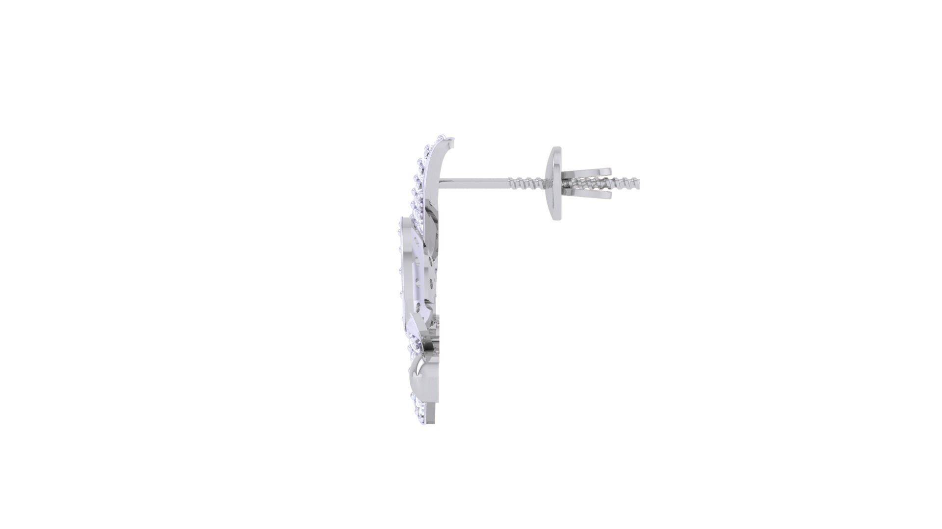 Women Pendant Earrings set 3dm stl obj gltf glb 3mf renders 3D print model_14