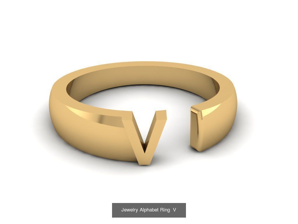 Alphabet Rings Collection _50