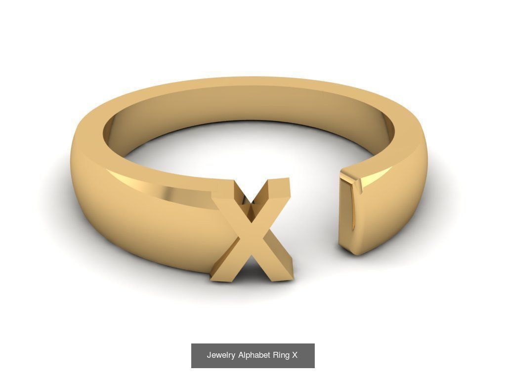 Alphabet Rings Collection _52