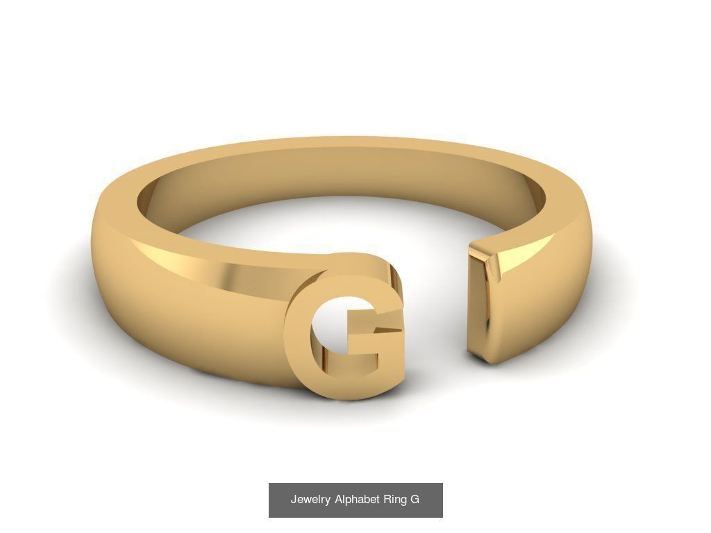 Alphabet Rings Collection _35