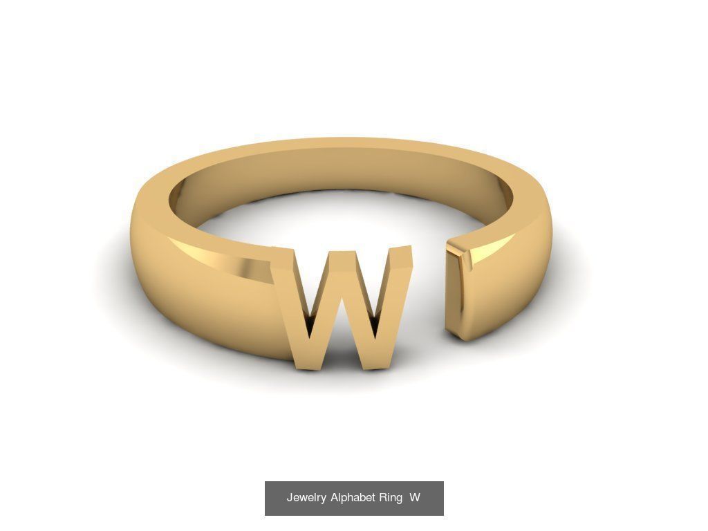 Alphabet Rings Collection _51