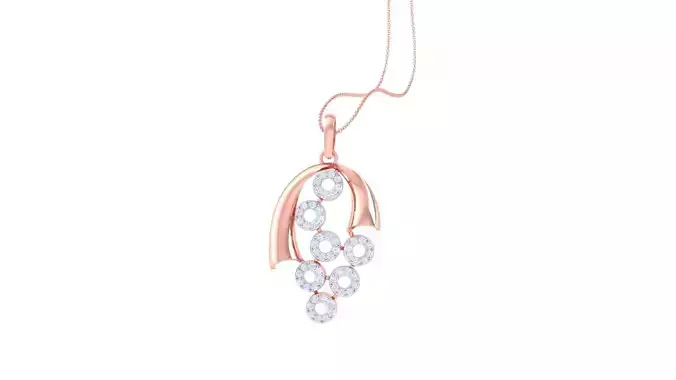 Women Pendant Earrings set 3dm stl obj gltf glb 3mf renders