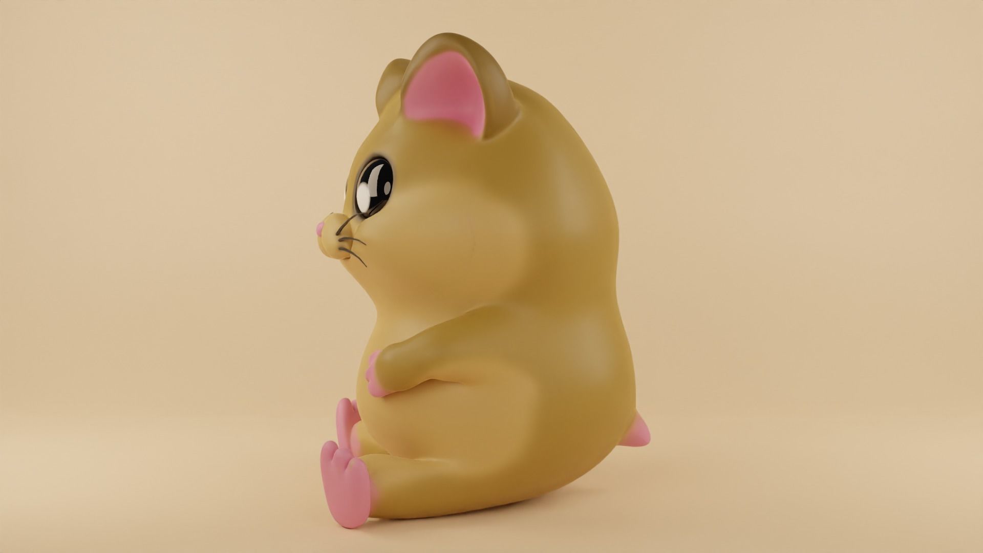 Hamster  3D model_2