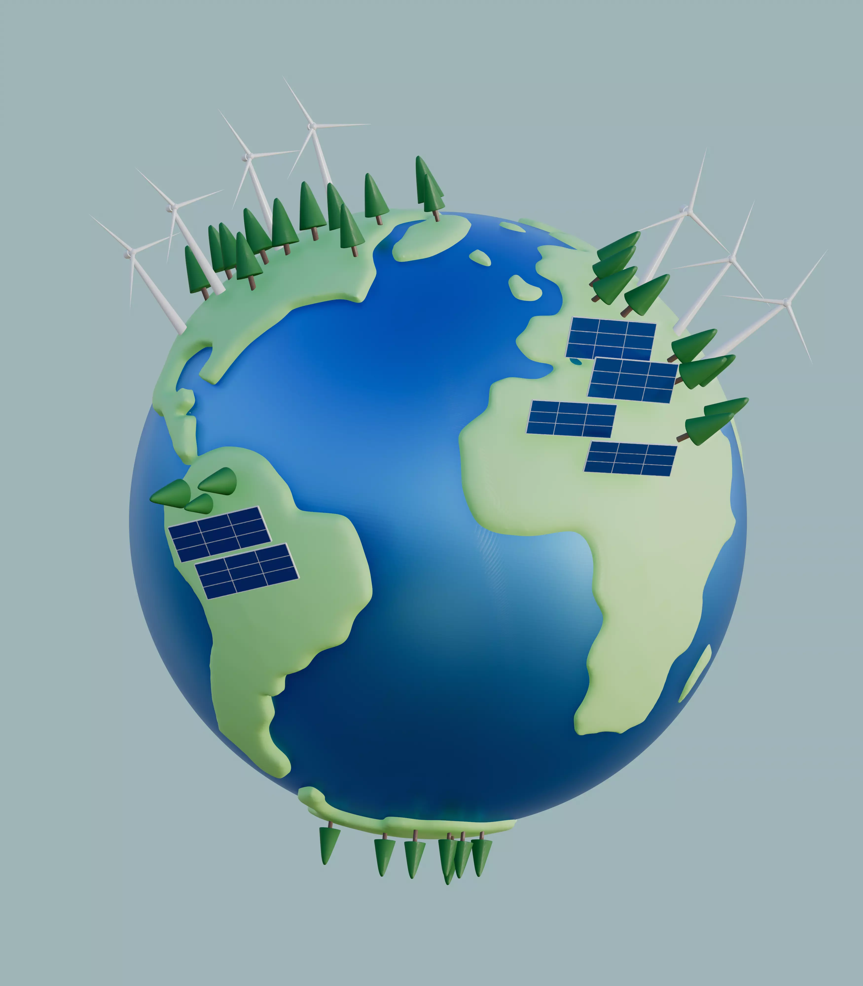 Earth Free low-poly 3D model