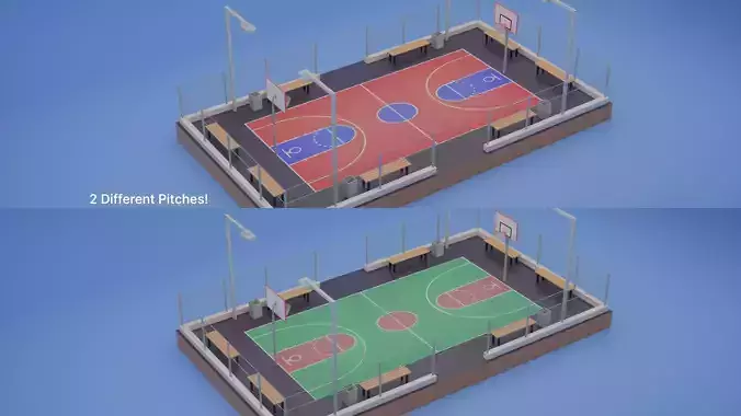 Public Street Basketball Court