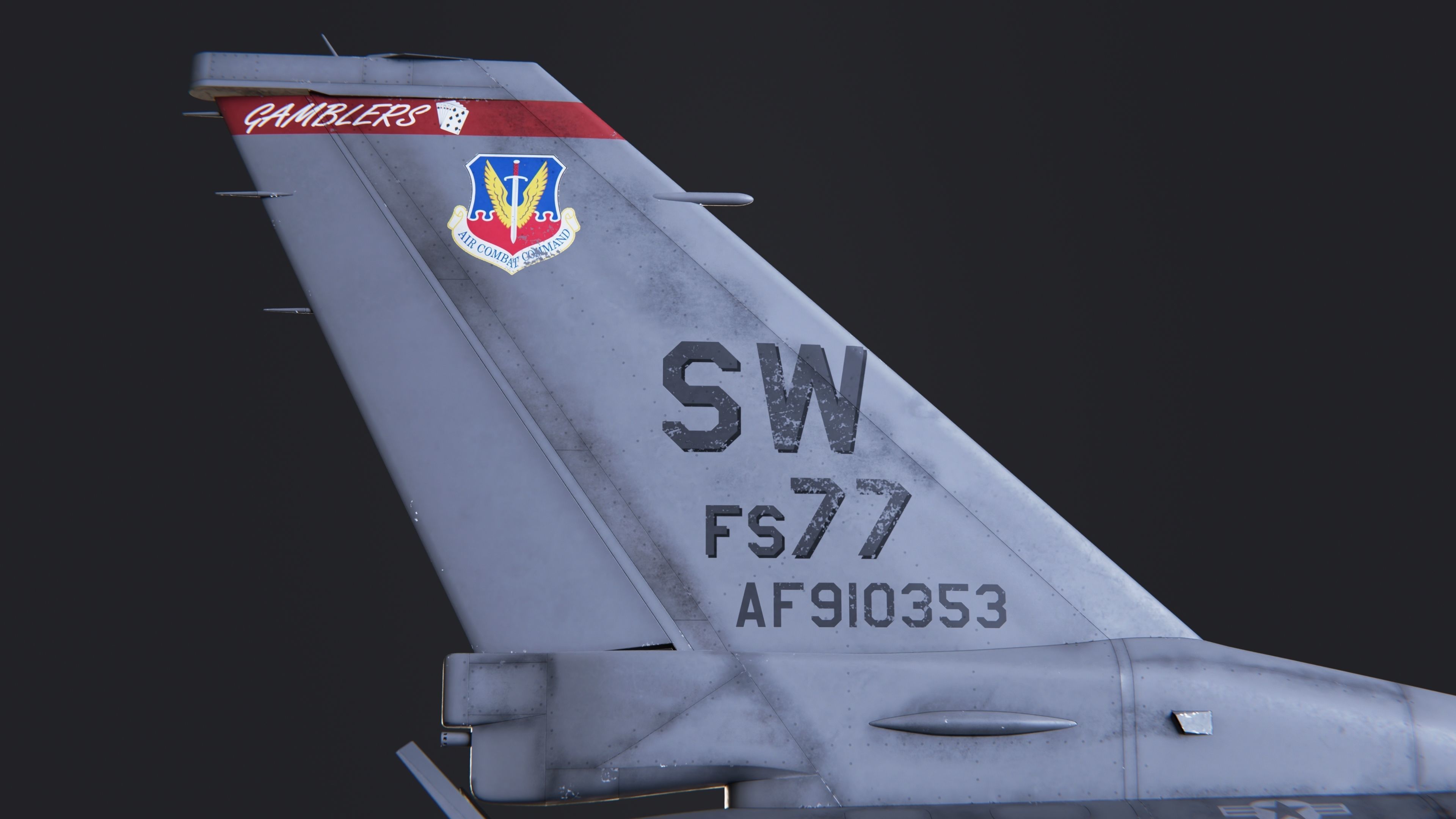 F-16C Viper 3D model_13