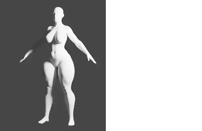 Rigged Woman Model