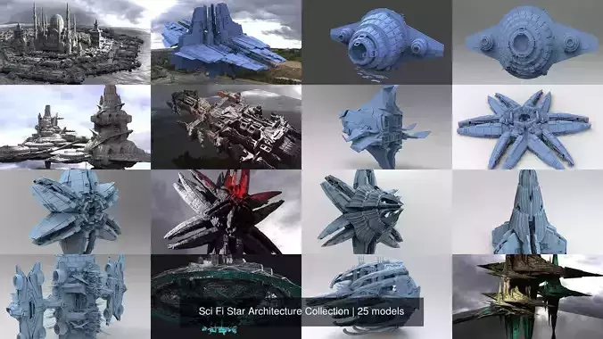 Sci Fi Star Architecture Collection 
