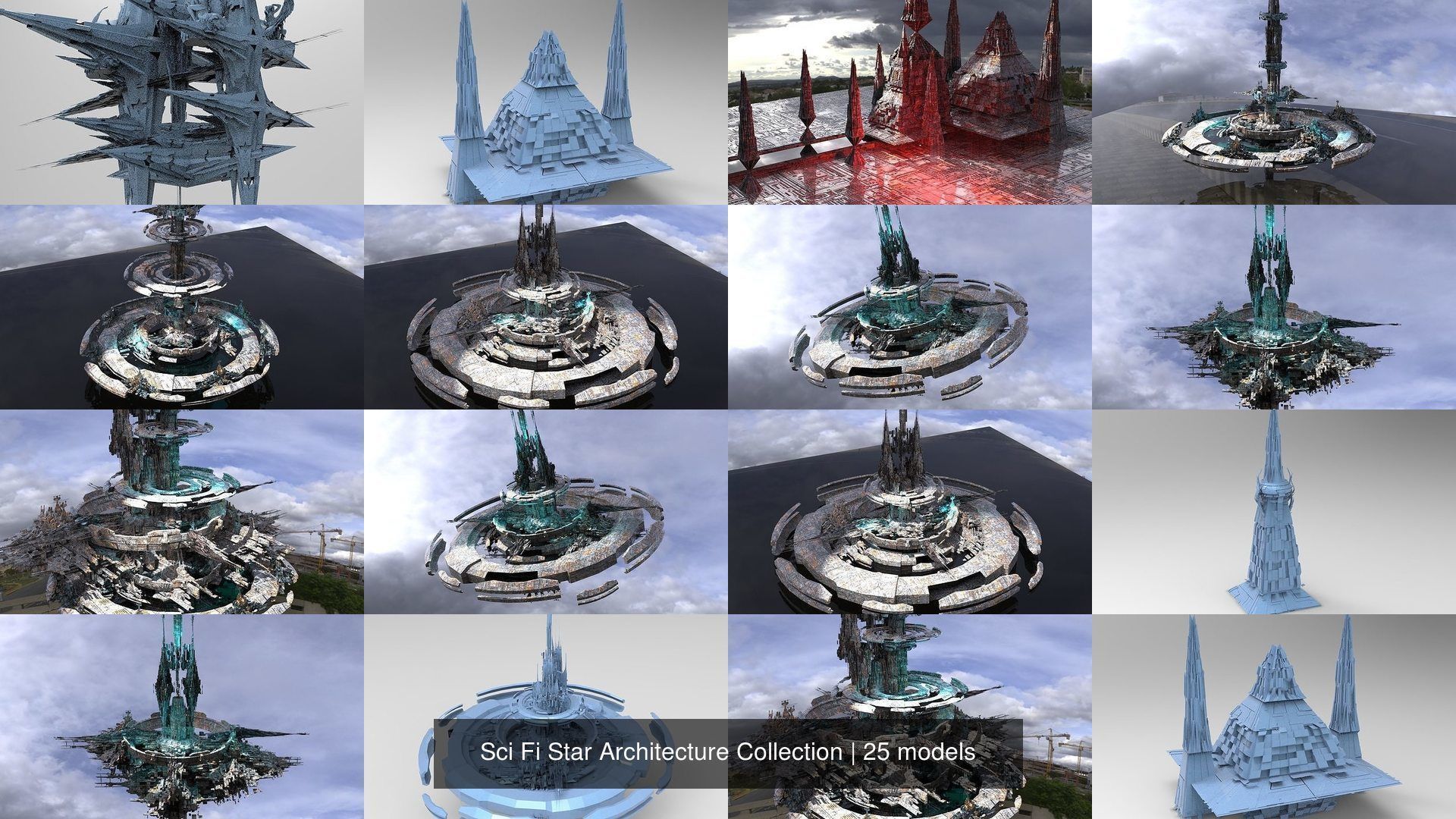 Sci Fi Star Architecture Collection _3